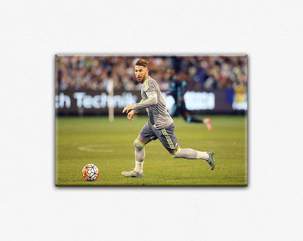 Sergio Ramos - Real Madrid Canvas Print