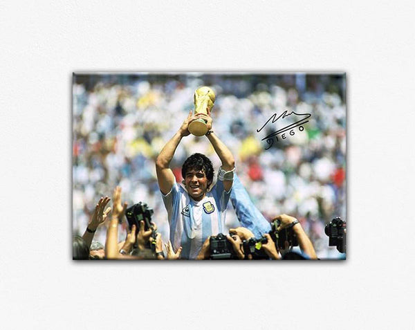 Diego Maradona Canvas Print