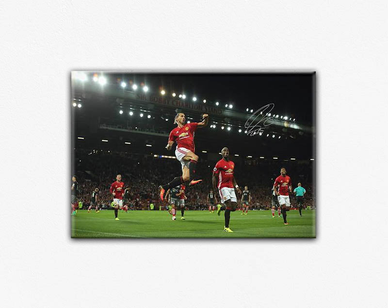 Zlatan Ibrahimovic - Manchester United Canvas Print