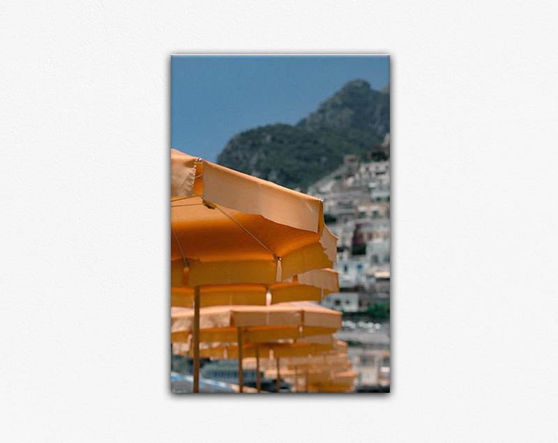 Amalfi Umbrella Canvas Print