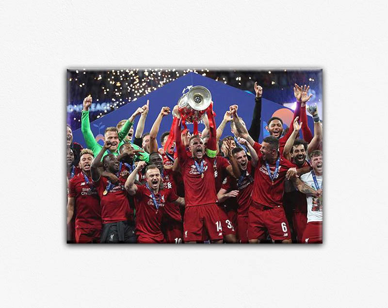 Liverpool UEFA Canvas Print Poster