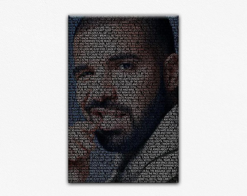 Drake Typography Frame