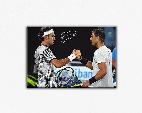 Federer & Nadal Canvas Print