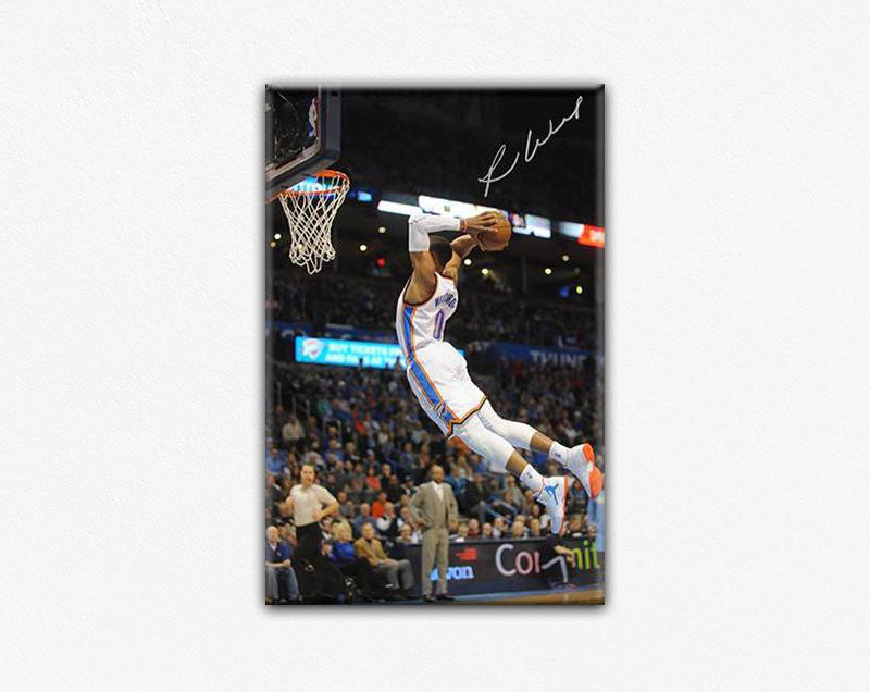 Russell Westbrook MVP Dunk Canvas Print
