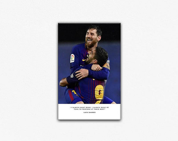 Luis Suarez FC Barcelona Canvas Print