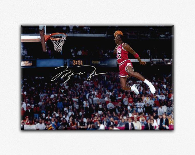 Michael Jordan Slamm Dunk 88 Canvas Print