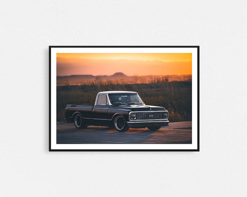 Chevy C10 Framed Wall Art
