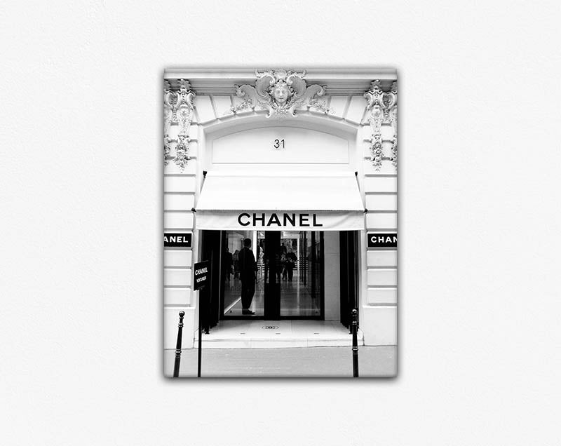 Chanel Store Canvas Print