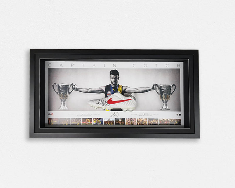 Trent Cotchin Framed Signed Boot