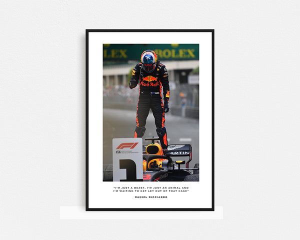 Daniel Ricciardo Framed Wall Art