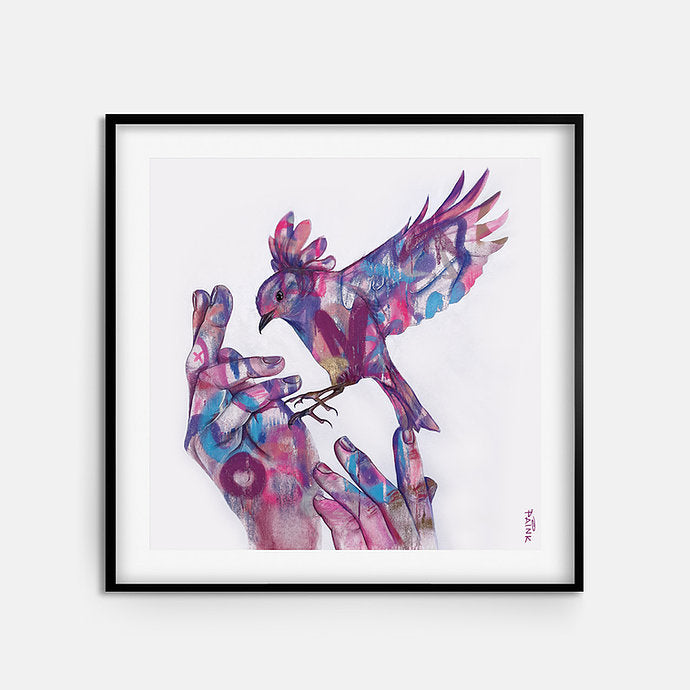PAINK - Be you, be free V2 Framed Wall Art