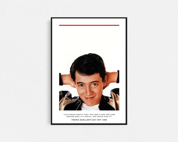 Ferris Bueller's Day Off Movie Framed Wall Art