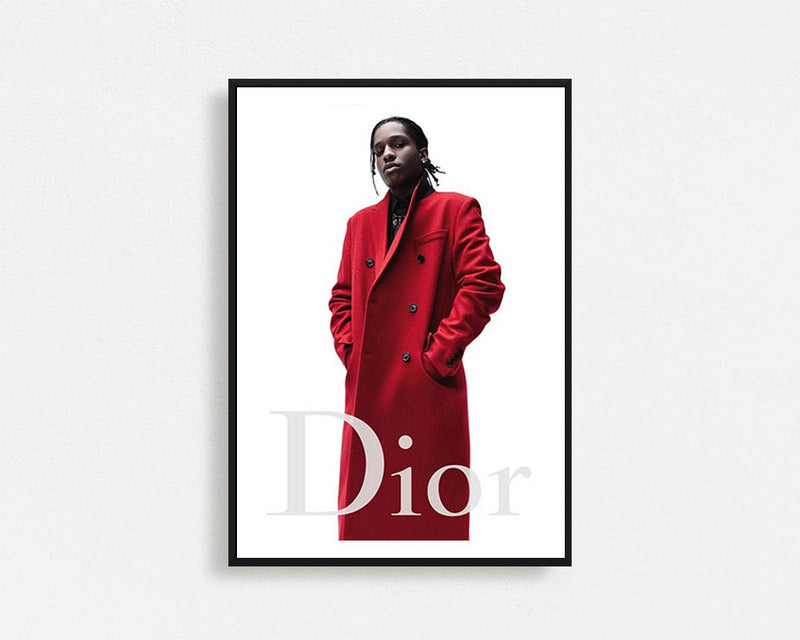ASAP Rocky ( Dior 3 ) A$AP Framed Wall Art