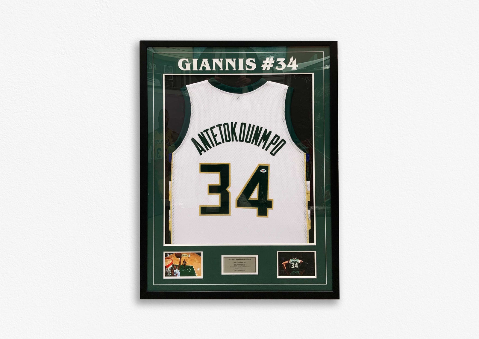 Giannis antetokounmpo autographed jersey on sale