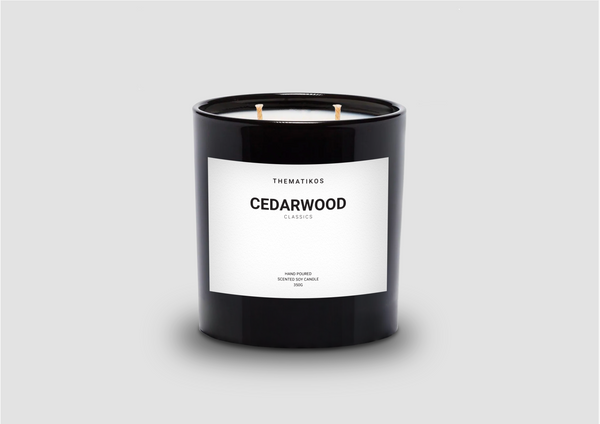 Cedarwood Scented Candle
