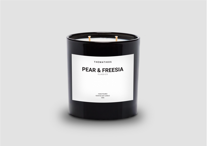 Pear & Freesia Scented Candle