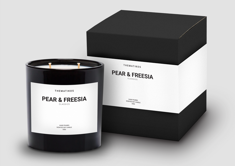Pear & Freesia Premium Scented Candle