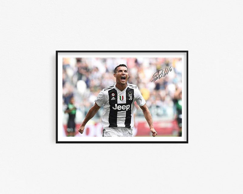 Cristiano Ronaldo - Juventus Framed Wall Art