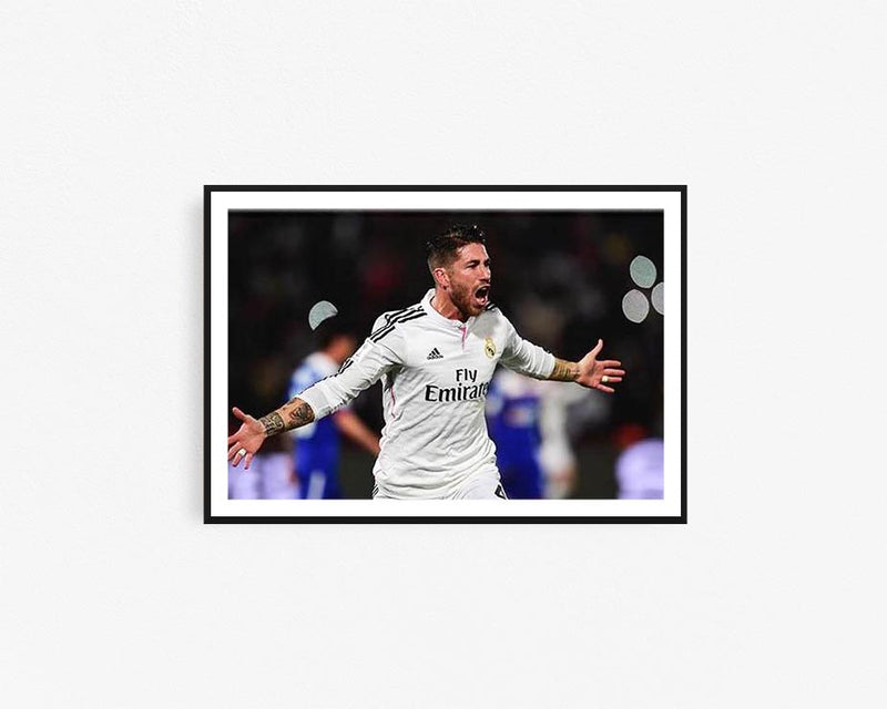 Sergio Ramos - Real Madrid Framed Wall Art