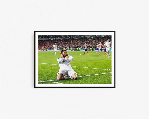 Sergio Ramos - Real Madrid Framed Wall Art