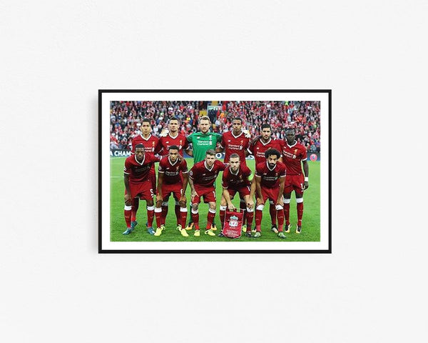 Liverpool 2017 Team Framed  Wall Art