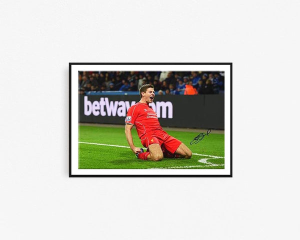 Steven Gerrard - Liverpool Framed Wall Art