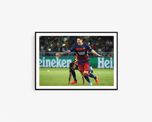 Lionel Messi - Barcelona Framed Wall Art