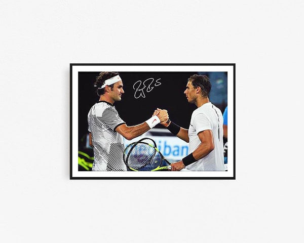 Federer & Nadal Framed Wall Art
