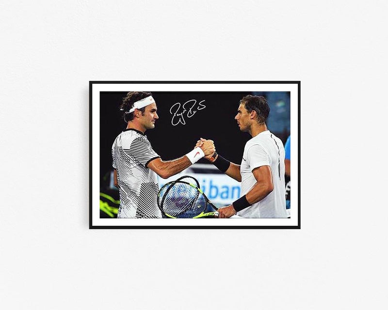 Federer & Nadal Framed Wall Art