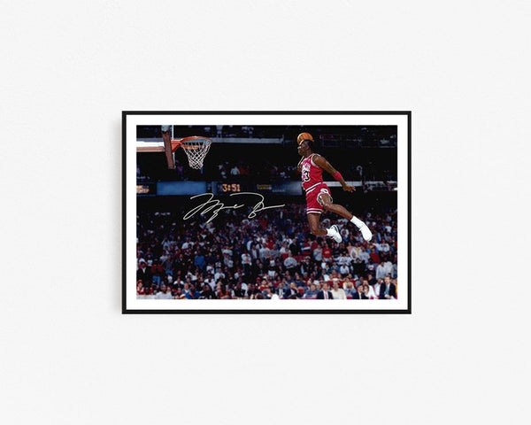 Michael Jordan Slamm Dunk 88 Framed Wall Art