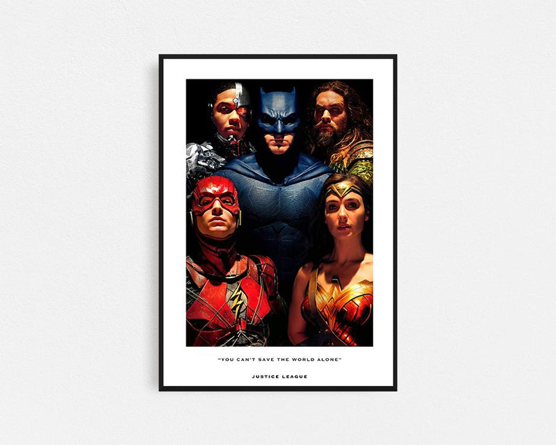 Justice League Movie Framed Wall Art