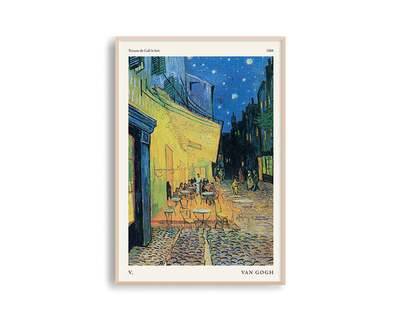 Poster Hub - Terrasse du Cafe le Soir by Vincent Van Gogh