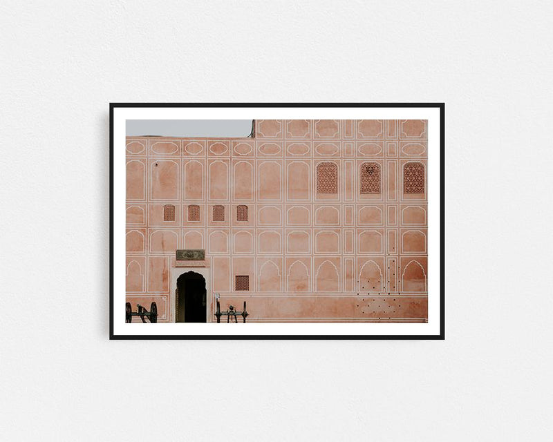 Pink Architecture Framed Wall Art
