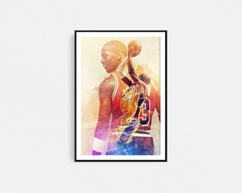 Kobe Jordan Framed Wall Art