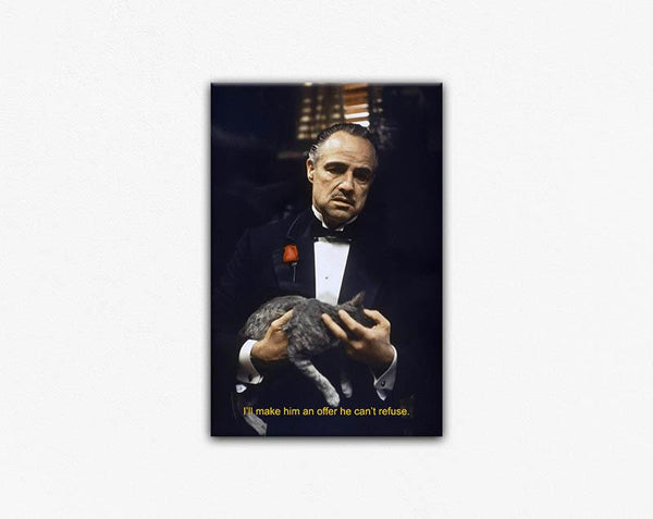 Godfather Subtitle Movie Canvas Print