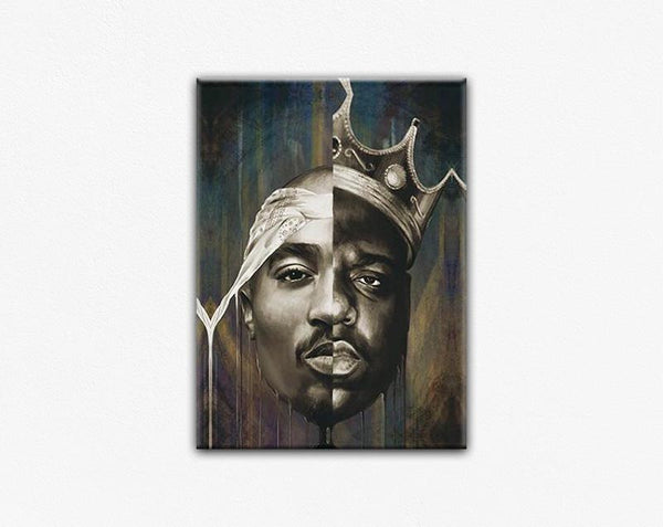 Biggie Smalls & Tupac Shakur Canvas Print