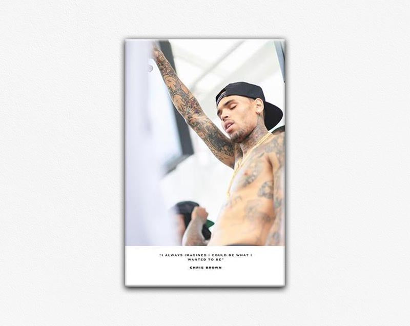Chris Brown First Edition Canvas Print