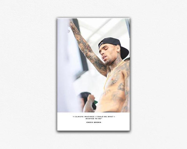 Chris Brown First Edition Canvas Print
