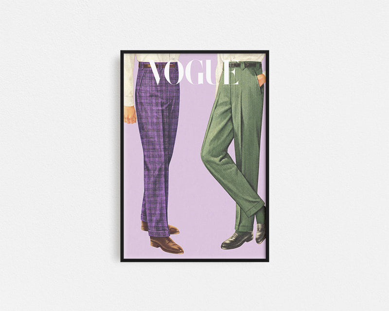Poster Hub - Vogue Men Issue Framed