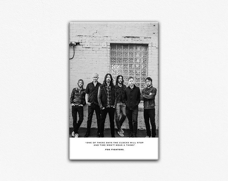 Foo Fighters Frame Canvas Print